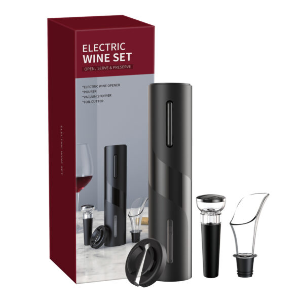 Electronic Bottle Opener Qier Plastic USB Rechargeable Wine Electric Electronic Bottle Opener - Image 3