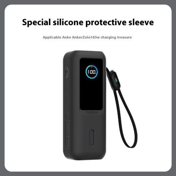 Power Bank Protecting Sleeve Scaling With Cable Phone Case - Image 2