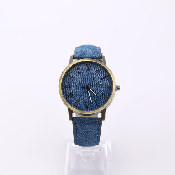 Women's Casual Denim Belt Quartz Watch - Image 7