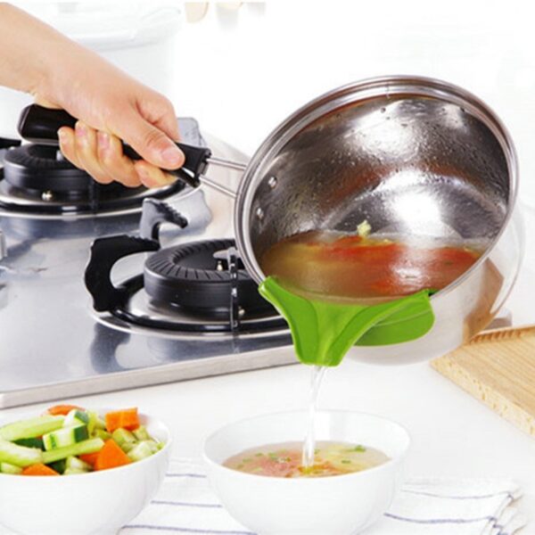 Silicone Soup Funnel Kitchen Gadget Tools - Image 2