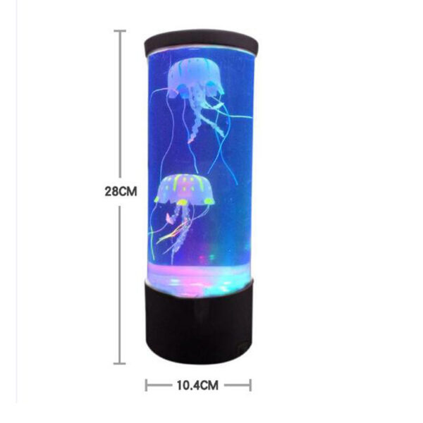 LED Jellyfish Aquarium Lamp Night Light USB Powered - Image 3