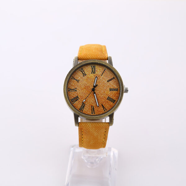 Women's Casual Denim Belt Quartz Watch - Image 6