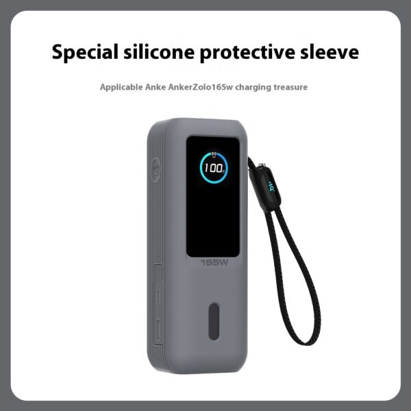 Power Bank Protecting Sleeve Scaling With Cable Phone Case - Image 3