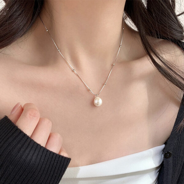 Special-interest Design All-match Pearl Temperament Clavicle Chain - Image 2