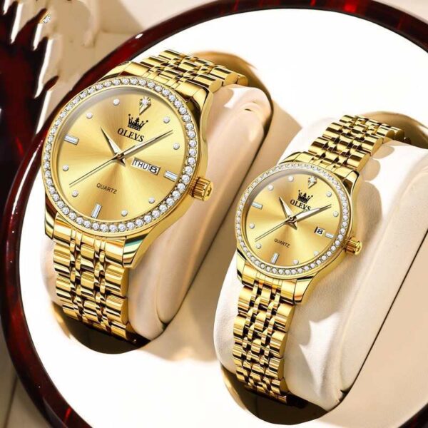 New Diamond-embedded Trendy Waterproof Watch - Image 2