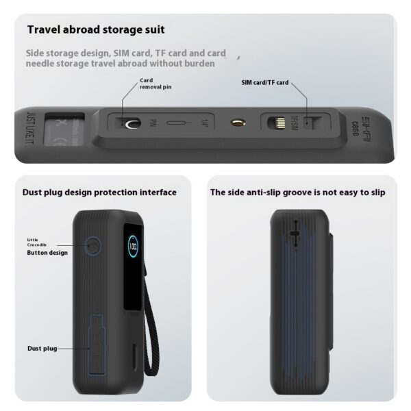 Power Bank Protecting Sleeve Scaling With Cable Phone Case - Image 4