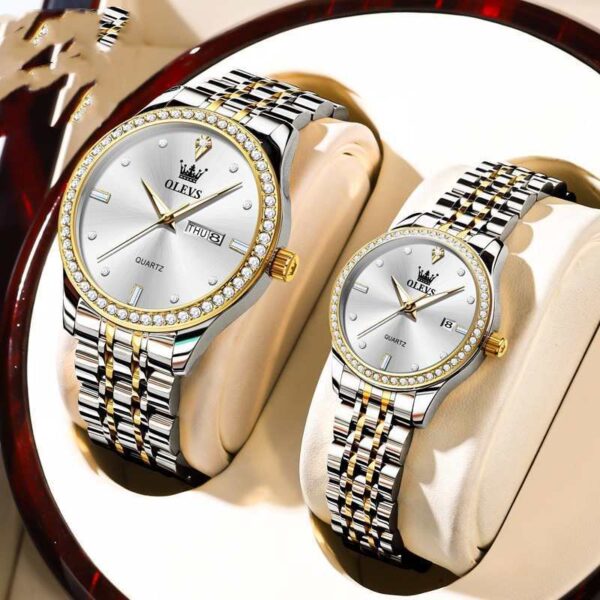 New Diamond-embedded Trendy Waterproof Watch - Image 4