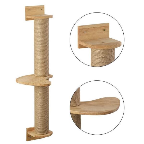 Cat Cordage Of Flax Grab Post Hanging Wall Jumping Platform - Image 3