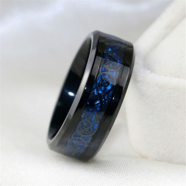 Crown love sapphire female ring - Image 5