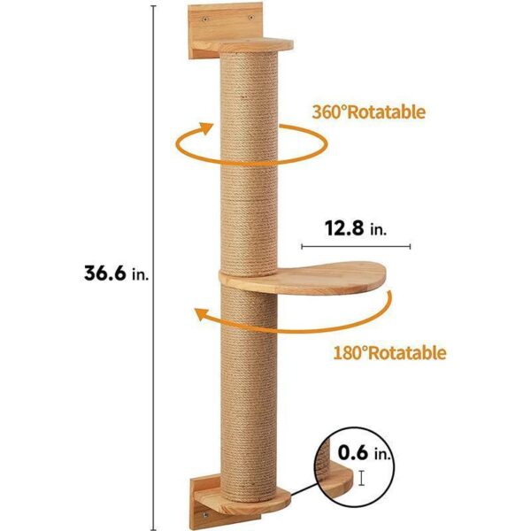 Cat Cordage Of Flax Grab Post Hanging Wall Jumping Platform - Image 6